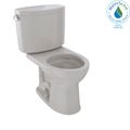 Product Image of CST453CEFG#12 Drake II 2-Piece Round 1.28 GPF Universal Height Toilet w/ CEFIONTECT (Sedona Beige)