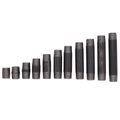 Product Image of 3/4" Black Nipple Set (Close to 6" Length)