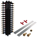 30 Port Polymer 1/2" PEX Press MANABLOC Package (NPT Supply)