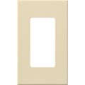 Product Image of Nova T Wall Plate Kit, 1-Gang, Fits Small Accessory/Wall Keypad Insert, No Fins Broken, Matte Finish, Beige