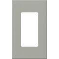 Product Image of Nova T Wall Plate Kit, 1-Gang, Fits Small Accessory/Wall Keypad Insert, No Fins Broken, Matte Finish, Gray