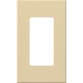 Product Image of Nova T Wall Plate Kit, 1-Gang, Fits Small Accessory/Wall Keypad Insert, No Fins Broken, Matte Finish, Ivory