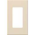 Product Image of Nova T Wall Plate Kit, 1-Gang, Fits Small Accessory/Wall Keypad Insert, No Fins Broken, Matte Finish, Light Almond