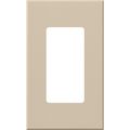 Product Image of Nova T Wall Plate Kit, 1-Gang, Fits Small Accessory/Wall Keypad Insert, No Fins Broken, Matte Finish, Taupe