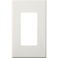 Product Image of Nova T Wall Plate Kit, 1-Gang, Fits Small Accessory/Wall Keypad Insert, No Fins Broken, Matte Finish, White