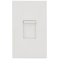 Product Image of Nova T Wall Plate Kit, 1-Gang, Fits 1 Small NovaT/Nova Control, No Fins Broken, Matte Finish, White
