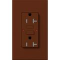 Product Image of Architectural 20A Tamper-Resist GFCI Duplex Receptacle, Self-Testing, 125V,w/ Wall Plate, Matte Finish, Sienna