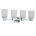 Product Image of Parker 4 Light Vanity Fixture w/ Sandstone Etched Glass