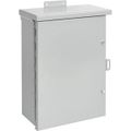 Product Image of 16" x 12" x 6" Medium Drip-Shield Hinged-Cover Type 3R, Steel (Gray), A16R126HCR