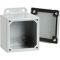 Product Image of 8" x 6" x 3.50" Screw Cover Enclosure Type 12, Steel (Gray), A806SC