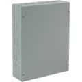 Product Image of 18" x 18" x 6" Screw-Cover Enclosure Type 1 with Knockouts, Steel (Gray), ASE18X18X6
