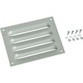 Product Image of 4.50" x 5.50" Louver Plate Kit, inch, Gray ANSI 61, Mild Steel, AVK43