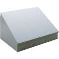 Product Image of 8" x 12" x 7.09" Consolet Enclosure Type 12, Gray ANSI 61, Mild Steel, C8C12