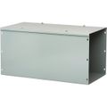 Product Image of 6" x 6" x 24" Straight Section Lay-in Hinged-Cover Type 1 with KOs, Steel (Gray), F66G24WK