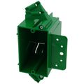 Product Image of 22 Cubic Inch 1-Gang New Work Non-Metallic Outlet Box w/ 4 Knockouts (3.5" x 2.37" x 3.75")