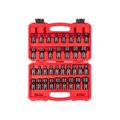 Product Image of 3/8" Drive 6-Point Universal Joint Impact Socket Set with Case, 34-Piece (1/4-1", 6-24 mm)