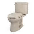 Product Image of MS454124CEFG#03 Drake II 2-Piece Elongated 1.28 GPF Universal Height Toilet w/ CEFIONTECT & SS124 Softclose Seat, Washlet+ Ready (Bone)