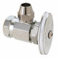 Product Image of 1/2" FIP x 3/8" Flare Multi-Turn Angle Stop Valve (Chrome)
