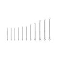 Product Image of Long Fixed/Flex Head 12-Point Ratcheting Box End Wrench Set, 11-Piece (1/4-3/4")