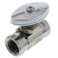 Product Image of 1/2" FIP x 1/2" FIP Multi-Turn Straight Stop Valve, Lead Free (Chrome)