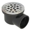 Product Image of 2" ABS Round Side Outlet Shower Drain (Matte Black)