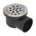 Product Image of 2" ABS Round Side Outlet Shower Drain (Stainless Steel)