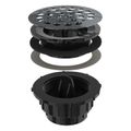 Product Image of 2" Testable ABS Round Shower Drain for Molded Bases (Stainless Steel)