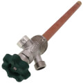 Product Image of P-164 Series 12", 1/2" MPT x 1/2" SWT Inlet Frost-Free Anti-Siphon Quarter-Turn Wall Faucet