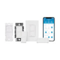 Product Image of Caseta Original Smart Switch (2 Count) Deluxe Kit with Smart Hub and Pico Remote, Neutral Wire Required (P-BDG-PKG2WS-WH), White