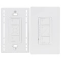 Product Image of Caseta Original Smart Dimmer 3-Way Kit with Remote, 150W LED+ Dimmer/3-Button Pico/Wall Mount Bracket/Claro Wall Plate, P-PKG1W-WH, White