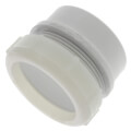 2" PVC DWV Male Trap Adapter w/ Plastic Nut (Spigot x Slip)