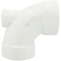 Product Image of 4" x 4" x 2" PVC DWV 90° Elbow (w/ 2" Low Heel Inlet)