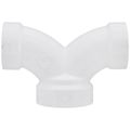 Product Image of 2" x 1-1/2" x 1-1/2" PVC 90° Double Elbow