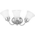 Product Image of Fluted Glass 3 Light Bath & Vanity