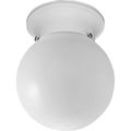 Product Image of 1 Light Glass Globe 6" Close-to-Ceiling