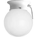 Product Image of 1 Light Glass Globe 6" Close-to-Ceiling