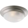 Product Image of 3 Light Alabaster Glass 16-5/8" Close-to-Ceiling