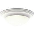 Product Image of 3 Light Alabaster Glass 16-5/8" Close-to-Ceiling