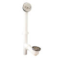 Product Image of Tubular Trip Lever Bath Waste Full Kit - Polished Nickel (PVC)