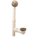 Product Image of Tubular Trip Lever Bath Waste Full Kit - Polished Stainless (PVC)