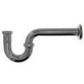 Product Image of 1-1/4" Chrome Plated Brass P-Trap, 20 GA L/CO