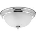 Product Image of 2 Light Dome Glass 13-1/4" Close-to-Ceiling