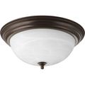 Product Image of 3 Light Dome Glass 15-1/4" Close-to-Ceiling