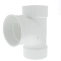 Product Image of 4" PVC DWV Sanitary Tee w/ 2" Left Side Inlet