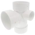 Product Image of 3" PVC DWV Sanitary Tee w/ 1-1/2" Right Side Inlet