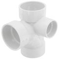 Product Image of 3" PVC DWV Sanitary Tee w/ 2"Right Side Inlet