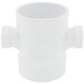 Product Image of 4" x 1-1/2" PVC DWV Double Sanitary Tee