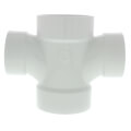 Product Image of 4" x 3" PVC DWV Double Sanitary Tee