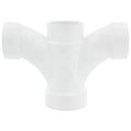 Product Image of 2" x 1-1/2" x 1-1/2" x 1-1/2" PVC DWV Double Fixture Fitting