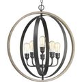 Product Image of Conestee 6 Light Graphite Farmhouse Pendant Light